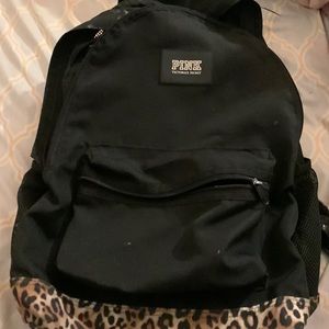 PINK NATION  cheetah print backpack